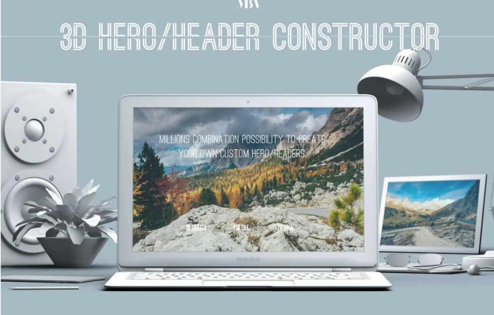 [Envato Market] 3D конструктор героев/заголовков
